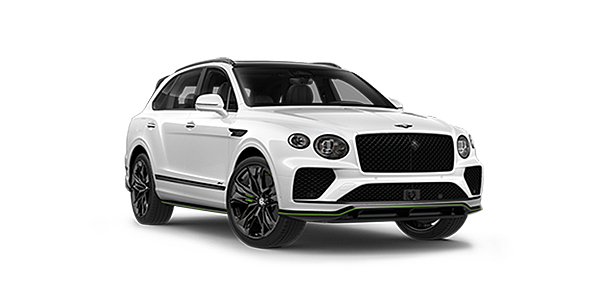 Bentley Kyiv Bentley Bentayga Speed SUV in Snow Quartz Pearlescent by Mulliner white paint
