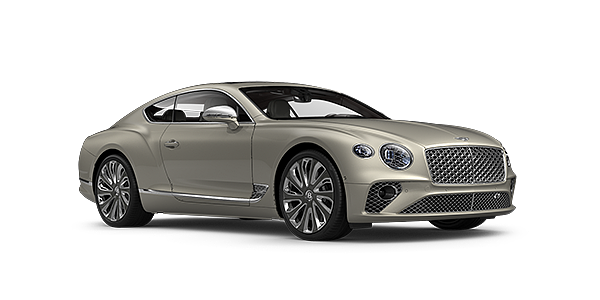 Bentley Kyiv Bentley GT Mulliner coupe in White Sand paint front 34